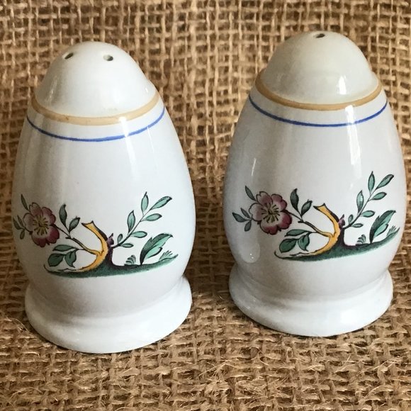 SPODE Queen's Bird SALT & PEPPER SHAKER SET - Picture 2 of 4